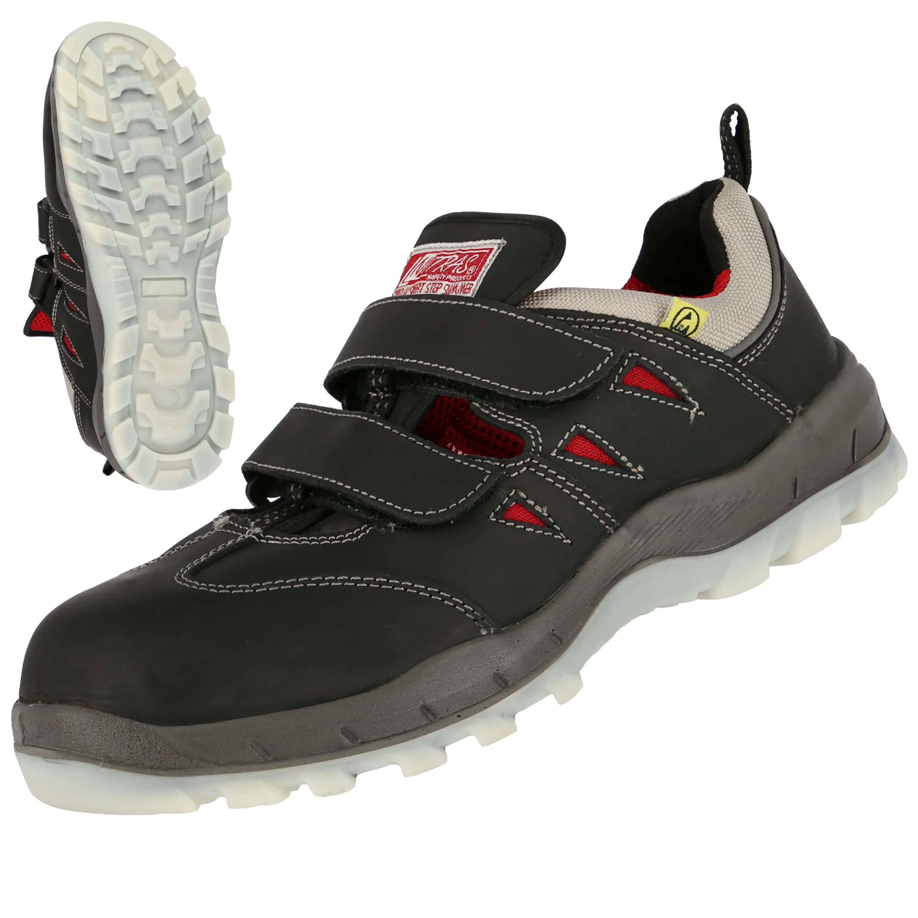 NITRAS SPORT STEP SA, S1P Sicherheitssandalen, schwarz, EN ISO 20345, EN 61340-4-3, DGUV Regel 112-191 - KERA Arbeitsschutz