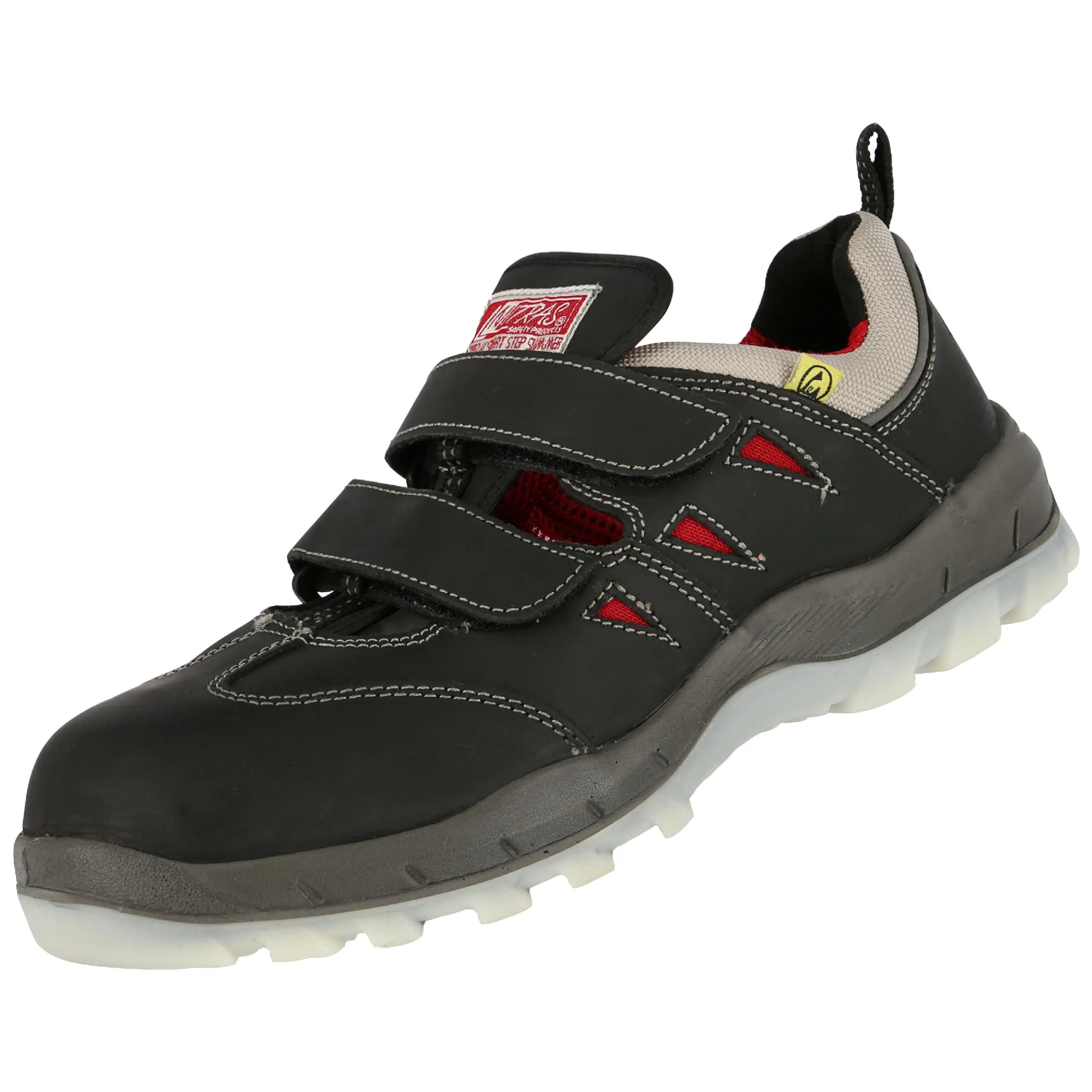NITRAS SPORT STEP SA, S1P Sicherheitssandalen, schwarz, EN ISO 20345, EN 61340-4-3, DGUV Regel 112-191 - KERA Arbeitsschutz