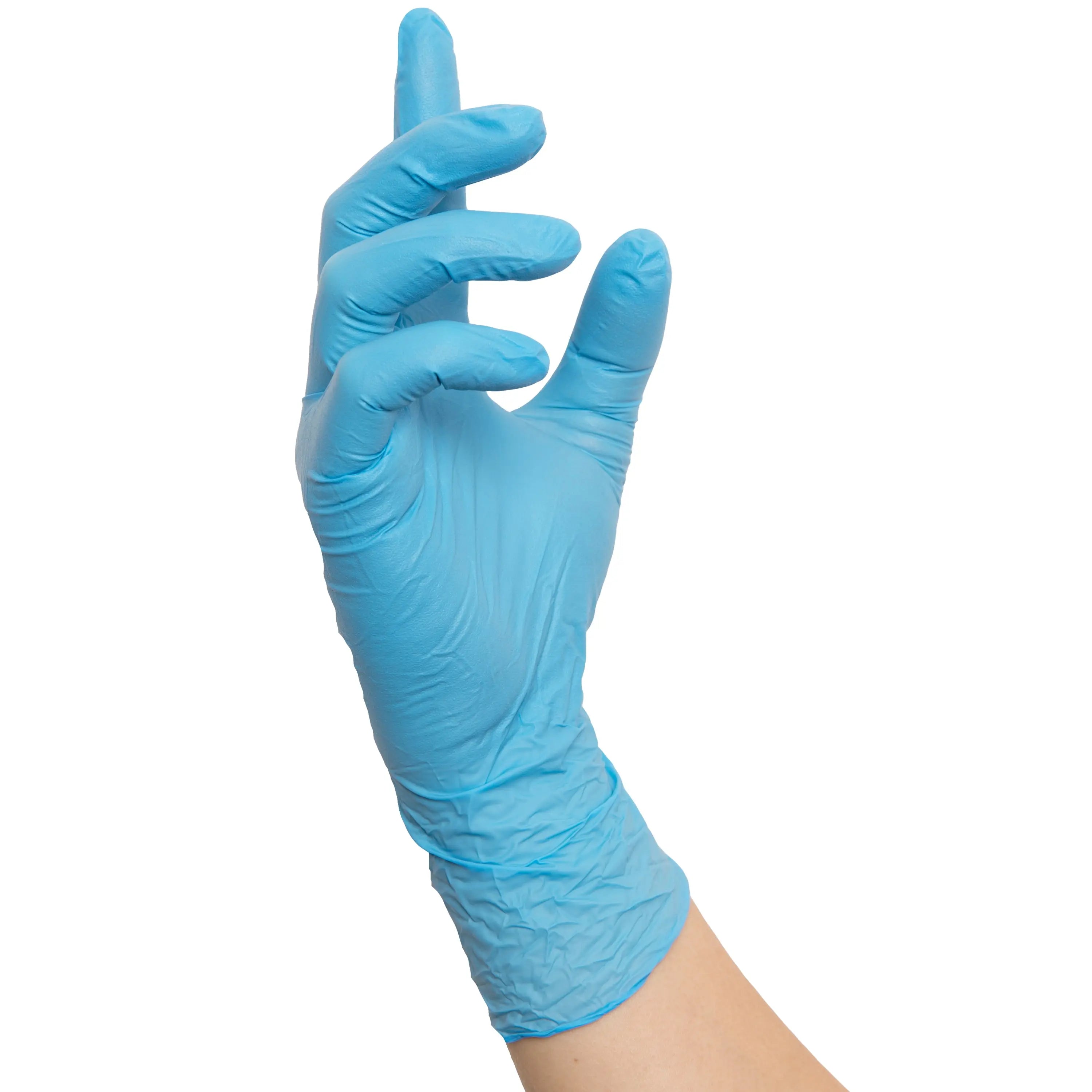 NITRAS SUPREME NITRILE, Nitril-Einmalhandschuhe, blau, EN ISO 374, Box à 100 Stück - KERA Arbeitsschutz