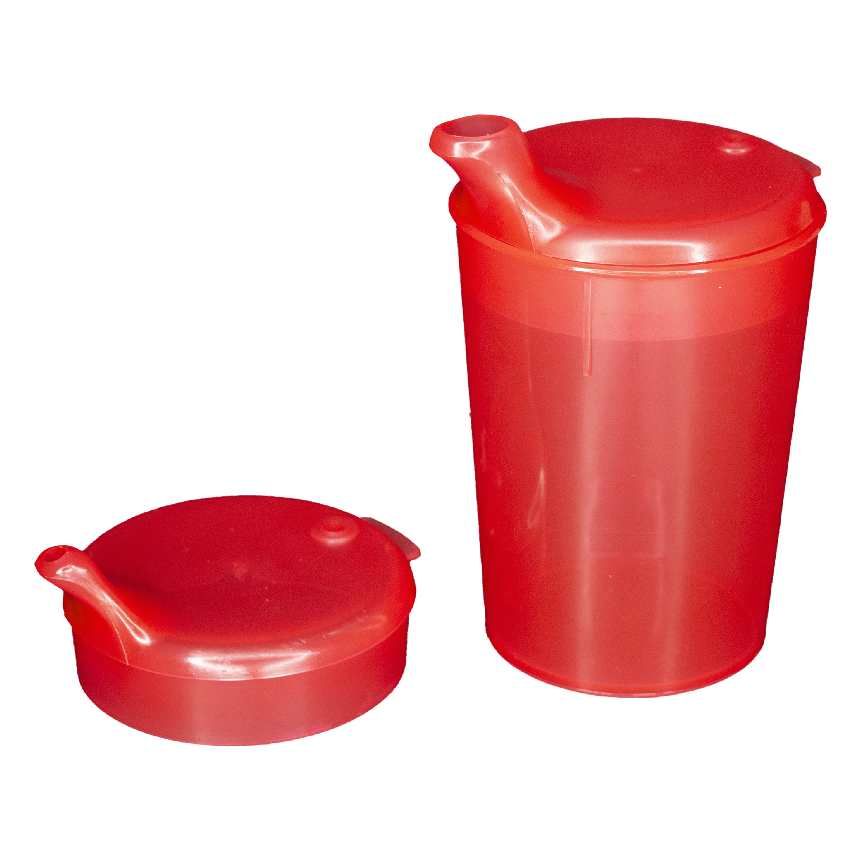 NITRAS Schnabelbecherset, rot, Karton à 50 Sets