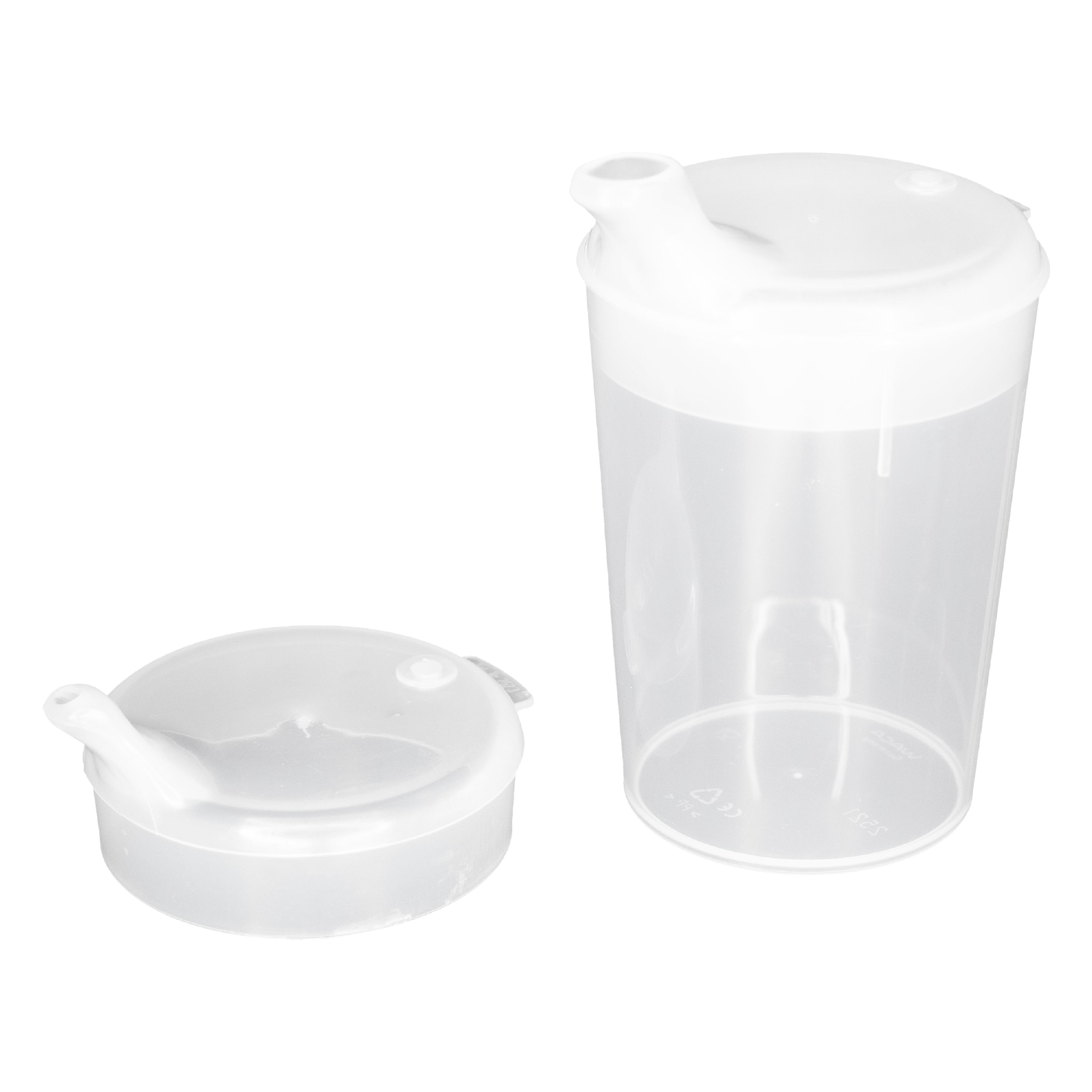 NITRAS Schnabelbecherset, transparent, Karton à 50 Sets