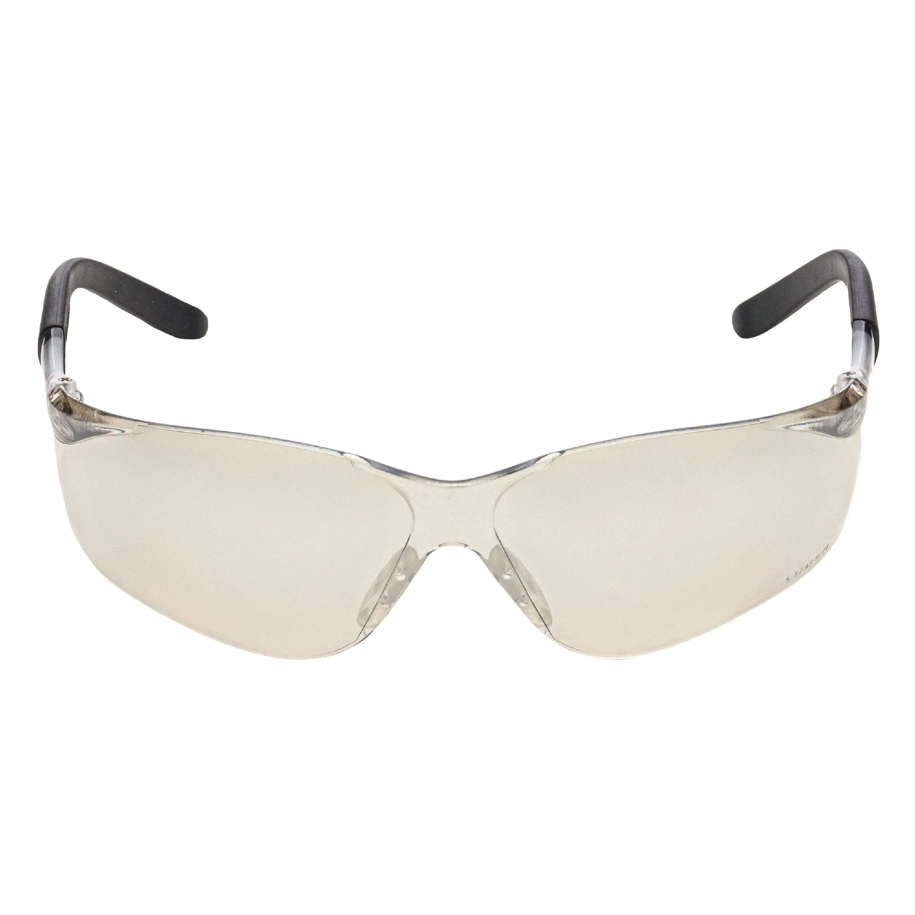 NITRAS VISION PROTECT, Schutzbrille, beige / schwarz, silber verspiegelt, EN 166 - KERA Arbeitsschutz