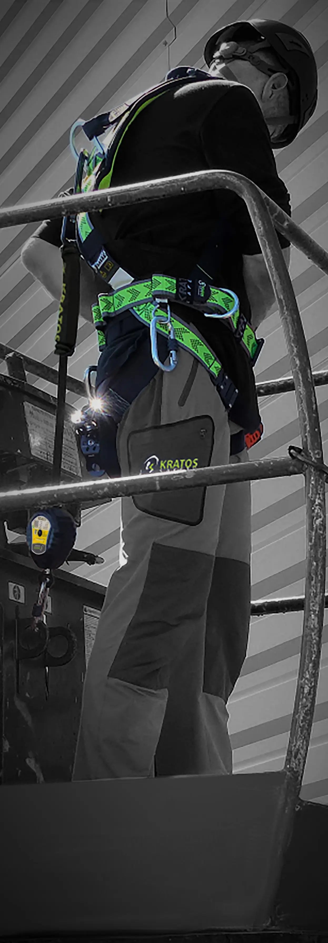 OLYMPE-S Gurtband, Höhensicherungsgerät Länge 1,75 m - für Arbeitsbühne