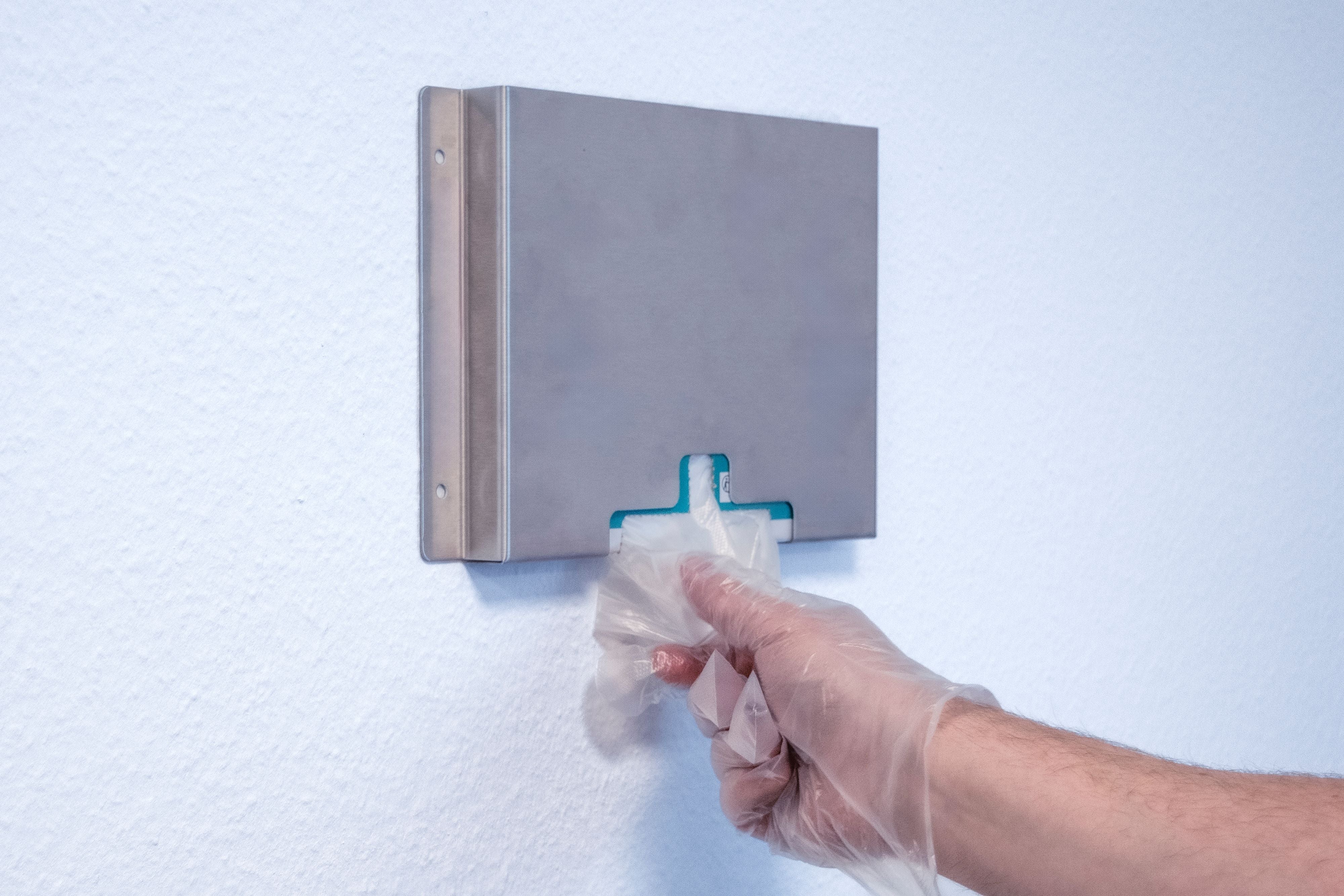 PE-Handschuhhalter, silber