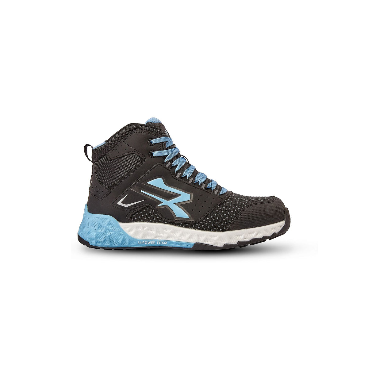 U-Power Sicherheitshochschuhe S3S PYKE ESD BLACK / BABY BLUE