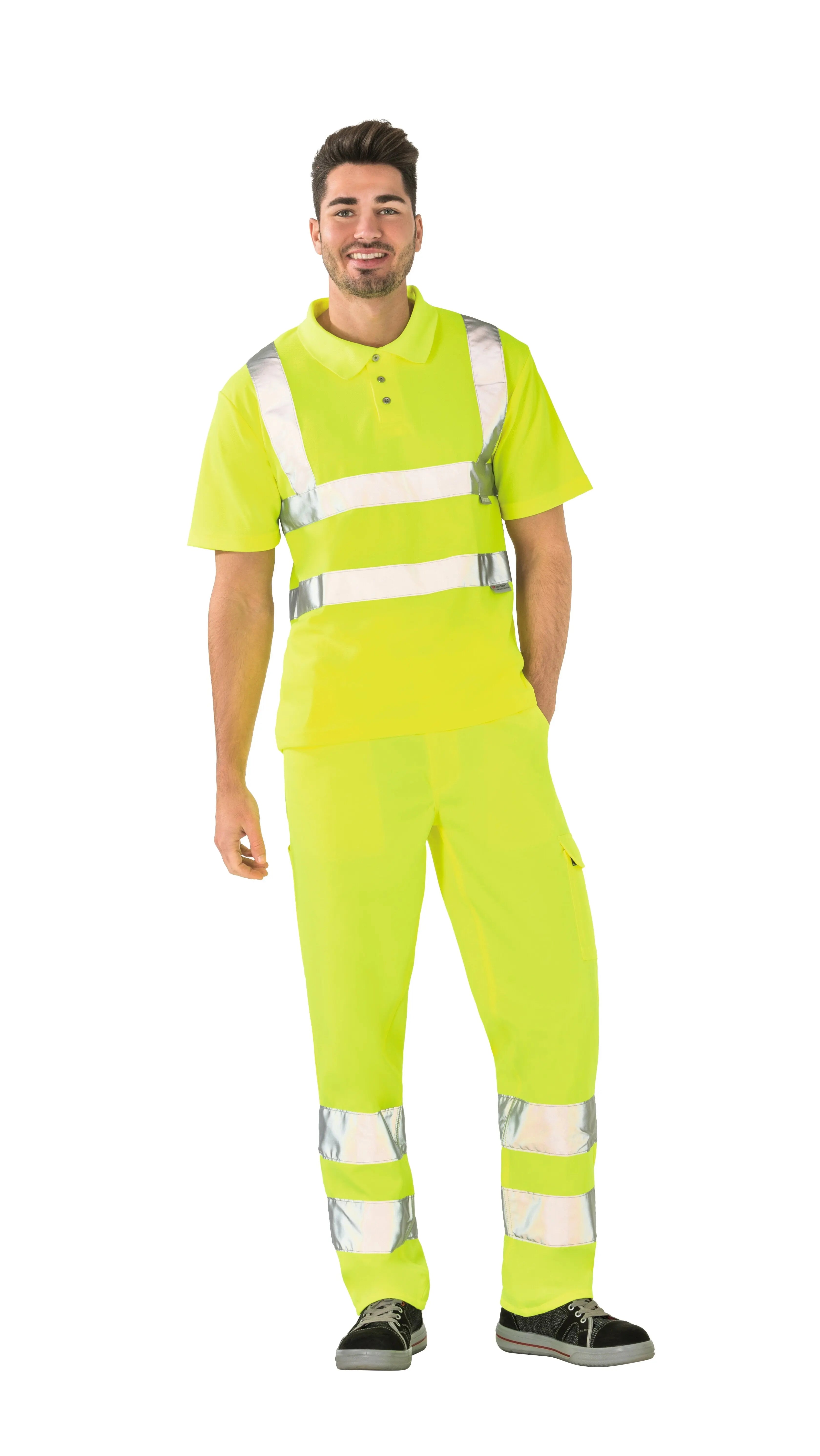 Poloshirt uni Herren Sommer Planam uni gelb - KERA Arbeitsschutz