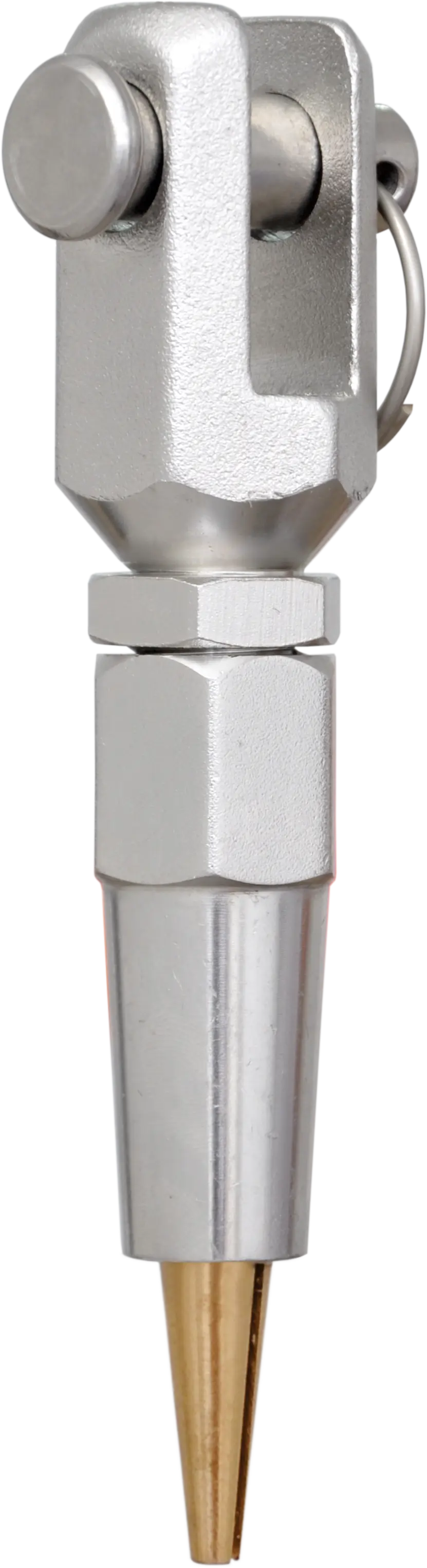 Pressklemme am Drahtseil