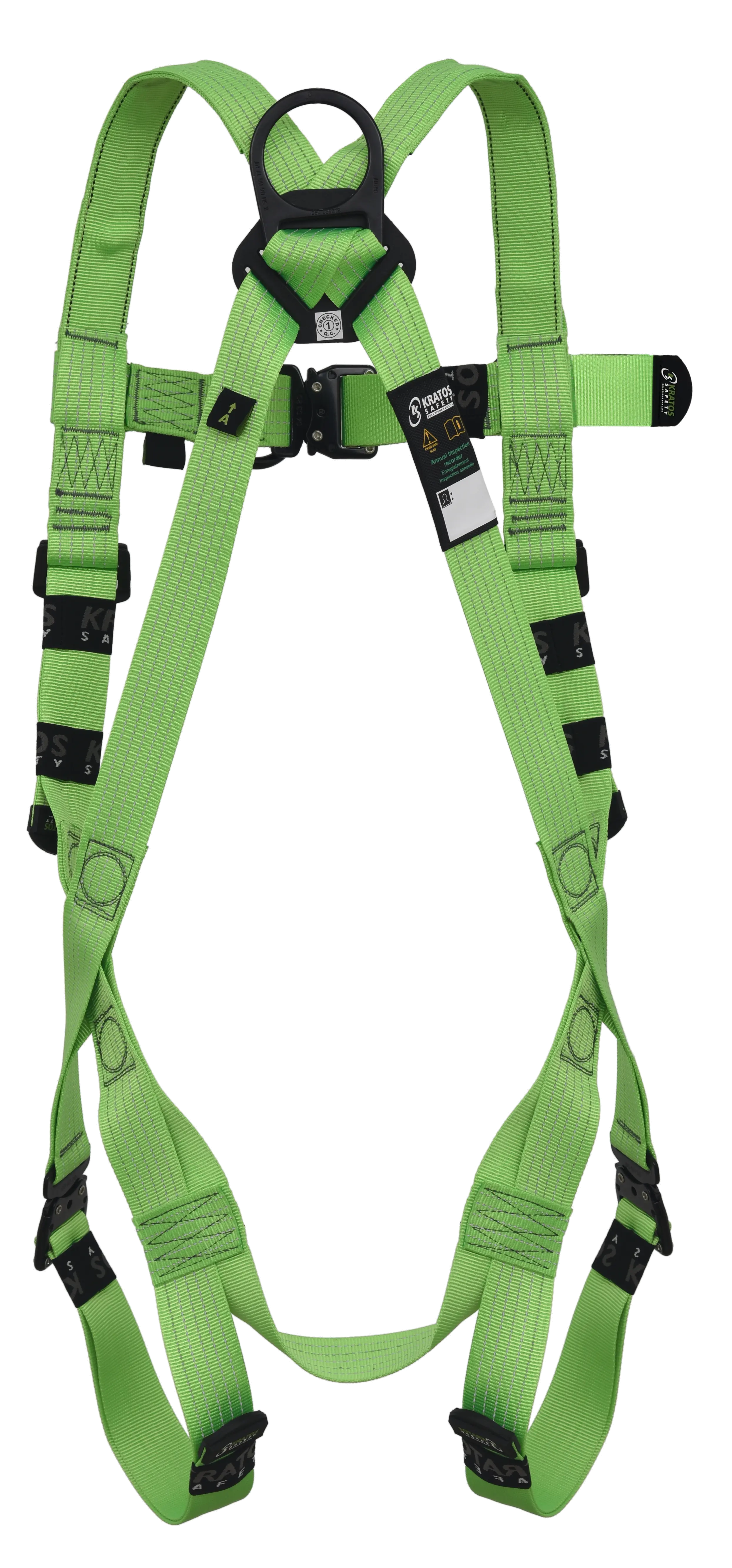 REFLEX 4 - Auffanggurt mit 2 Auffangösen und hochsichtbaren Gurtbändern