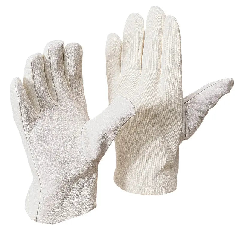 RLine® | Nappalederhandschuh | Baumwoll-Trikotrücken
