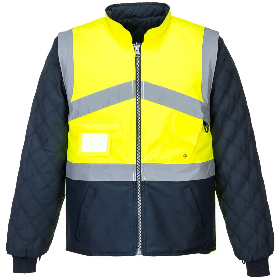 Atmungsaktive Warnschutz 2-in-1-Wendejacke mit Kontrast S769 KERA-Arbeitsschutz