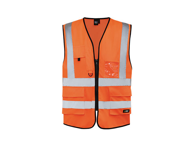 Arbeitsjacken Orange Safety Jogger Workwear SCUTI HV VEST