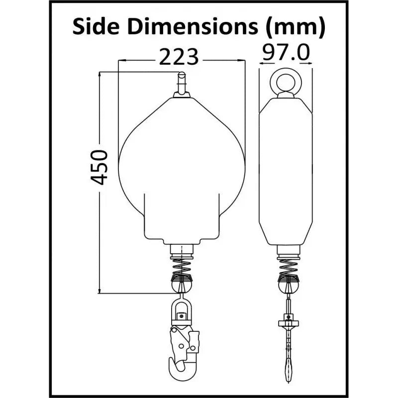 SENTINELS - Lastsicherungsgerät (max. 300 kg) 10m