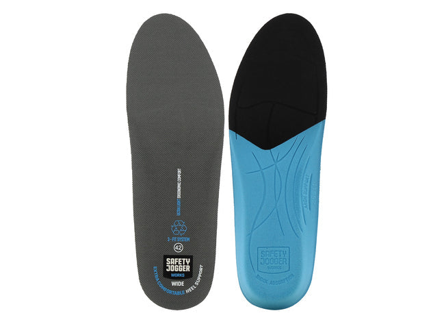 Einlegesohlen Schwarz Safety Jogger SJ3FITW
