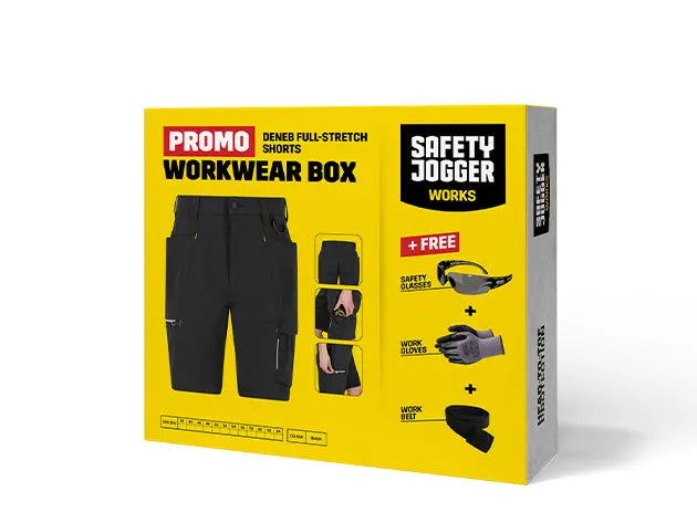 Shorts Schwarz Safety Jogger Workwear WORKWEAR BOX DFS SH
