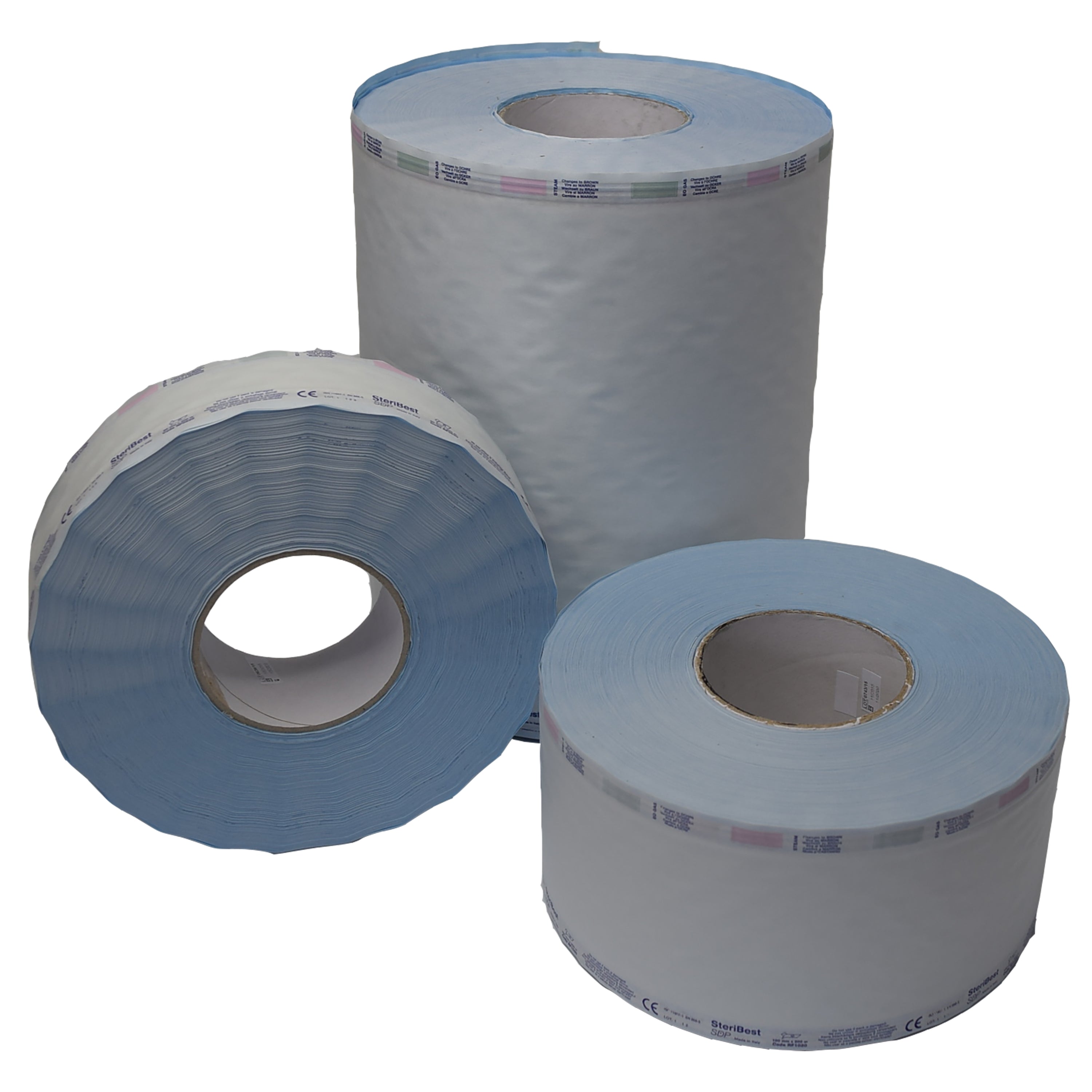 Sterilisationsfolie, blau