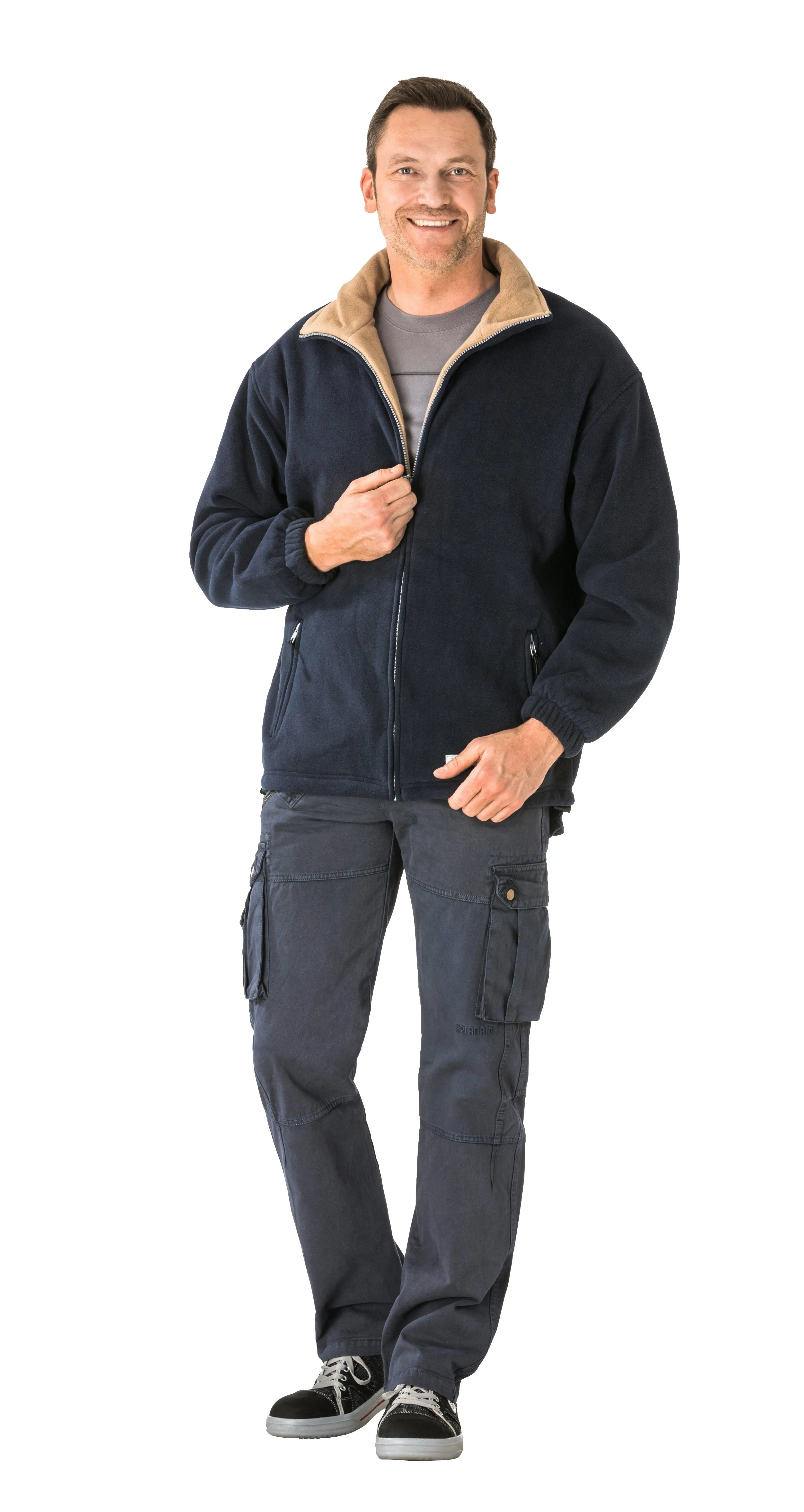 Stream Fleecejacke Herren Ganzjährig Planam schwarz - KERA Arbeitsschutz