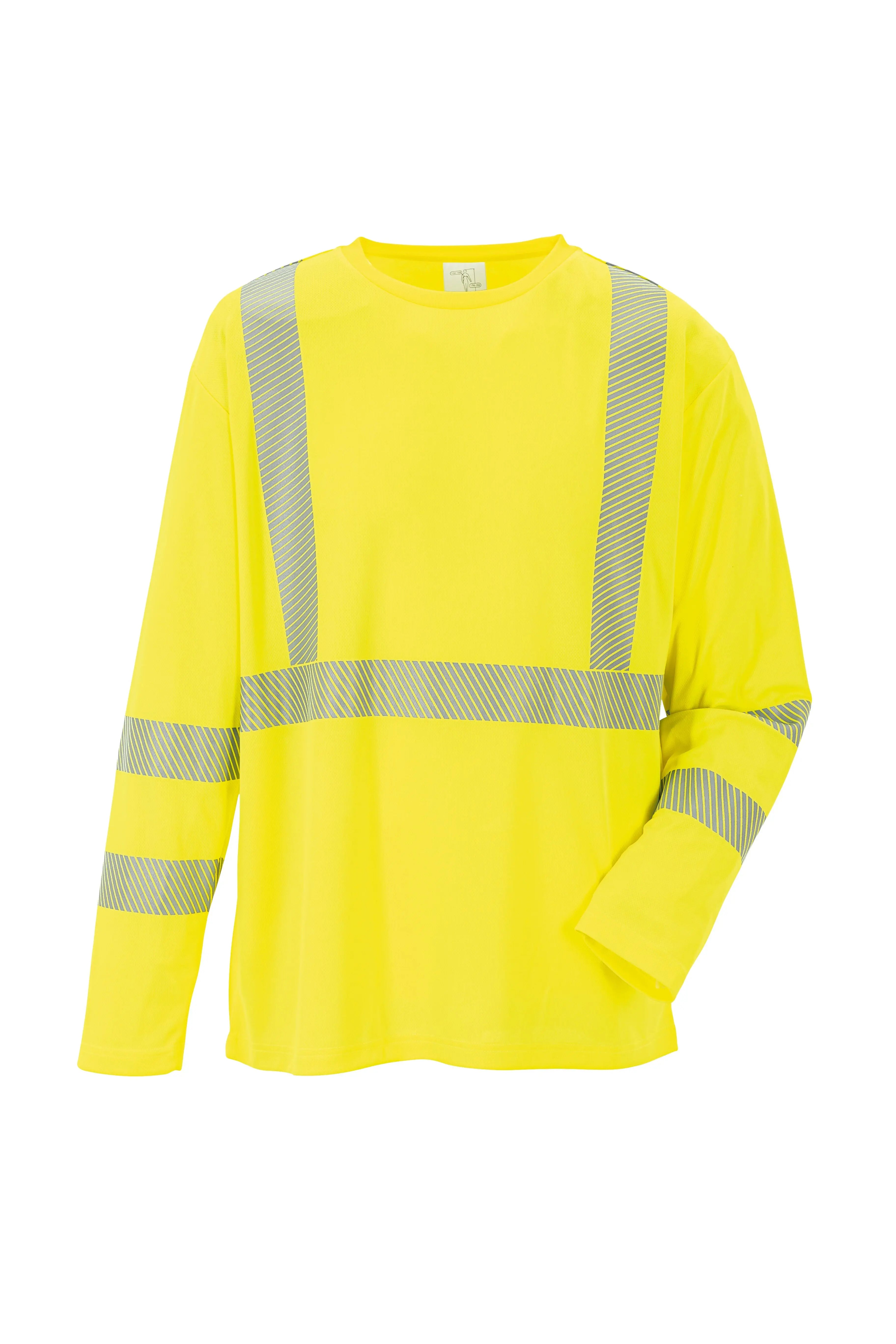 T-Shirt langarm Unisex Ganzjährig, Frühling, Herbst Planam gelb - KERA Arbeitsschutz