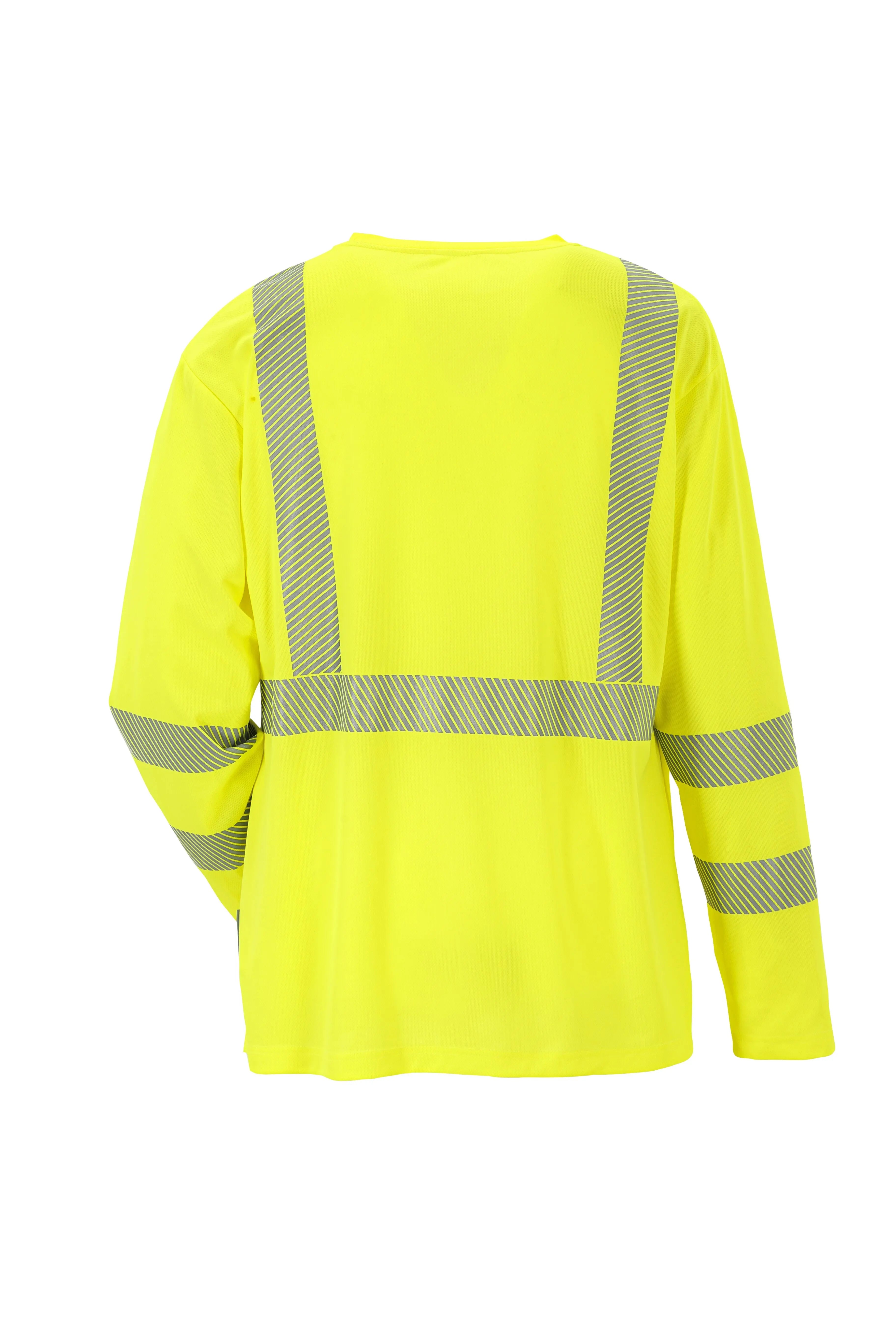 T-Shirt langarm Unisex Ganzjährig, Frühling, Herbst Planam gelb - KERA Arbeitsschutz