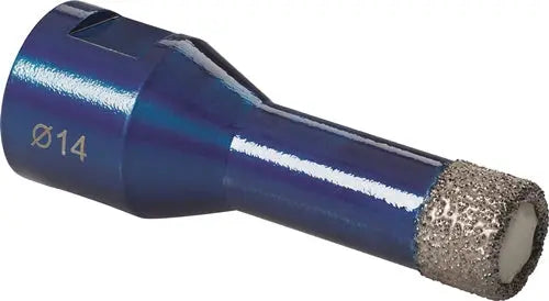 TECWERK Diamant-Fliesenbohrer PRO M14 Länge 60,5 mm 1-teilig Segmentanzahl 1 M14 Ø 14 mm Länge 60.5 mm geeignet für Fliesen / Feinsteinzeug / Mosaik / Granit / Naturstein