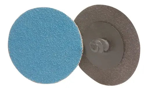 TECWERK Schleifscheibe blau Ø 75 mm Körnung 80 Werkstoffeignung Stahl sehr gut geeignet Werkstoffeignung INOX sehr gut geeignet