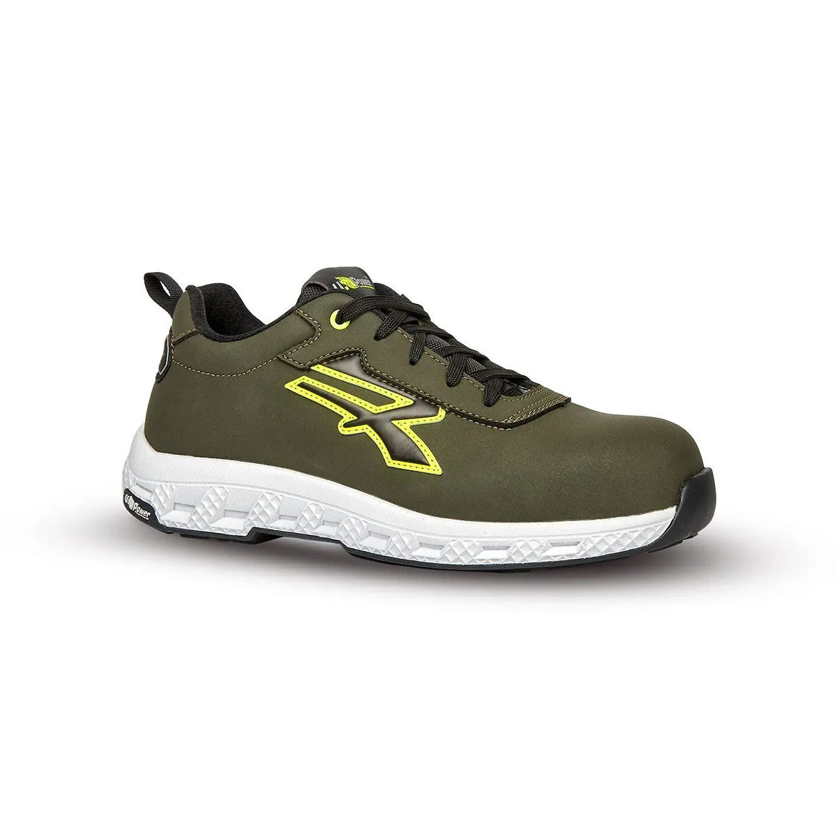 U-Power Sicherheitshalbschuhe S3S SHADOW ESD MILITARY GREEN / YELLOW