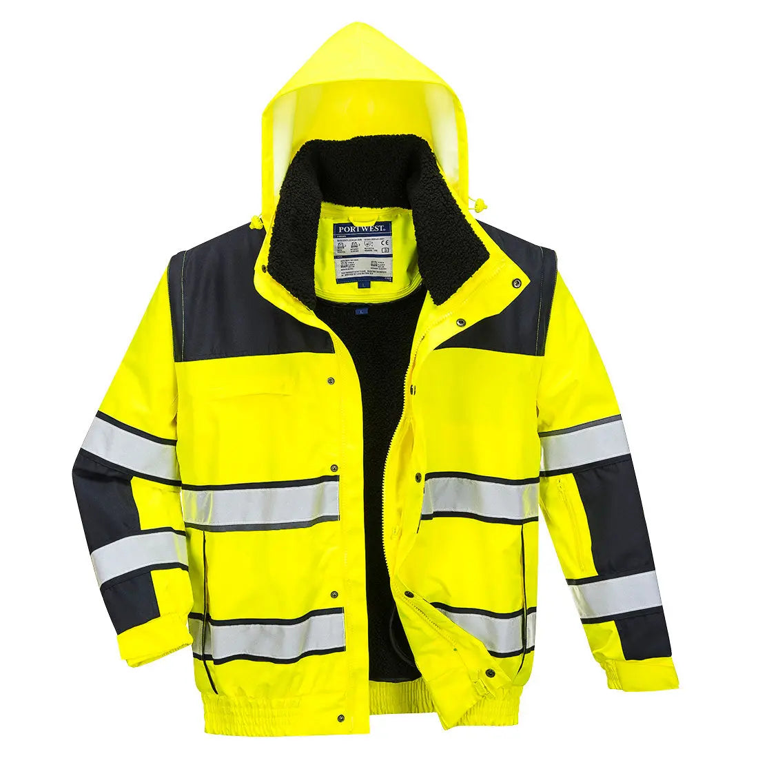 Warnschutz 3-in-1 Kontrast Winter Pilotjacke C466 - KERA Arbeitsschutz