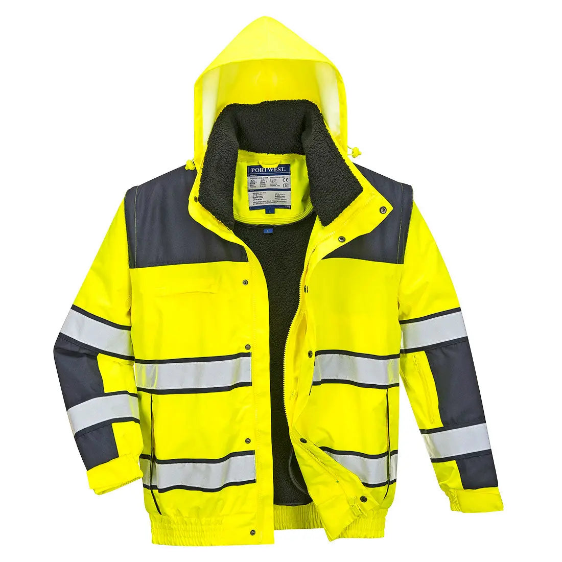 Warnschutz 3-in-1 Kontrast Winter Pilotjacke C466 - KERA Arbeitsschutz
