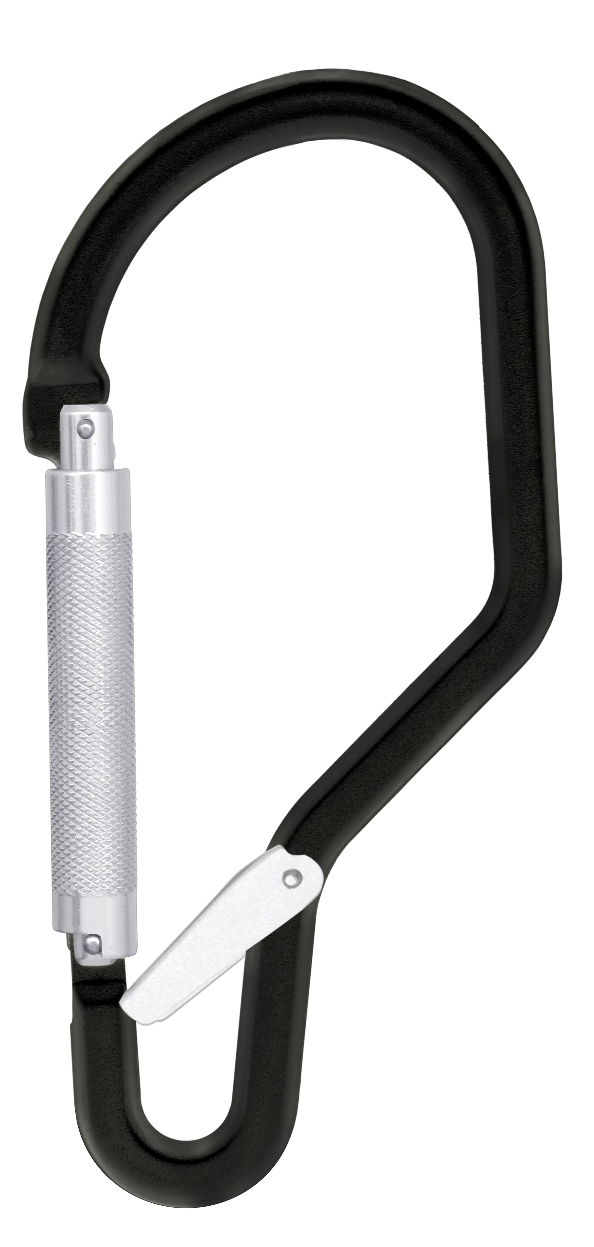 Aluminiumkarabiner mit Automatikverschluss und Sperrhebel