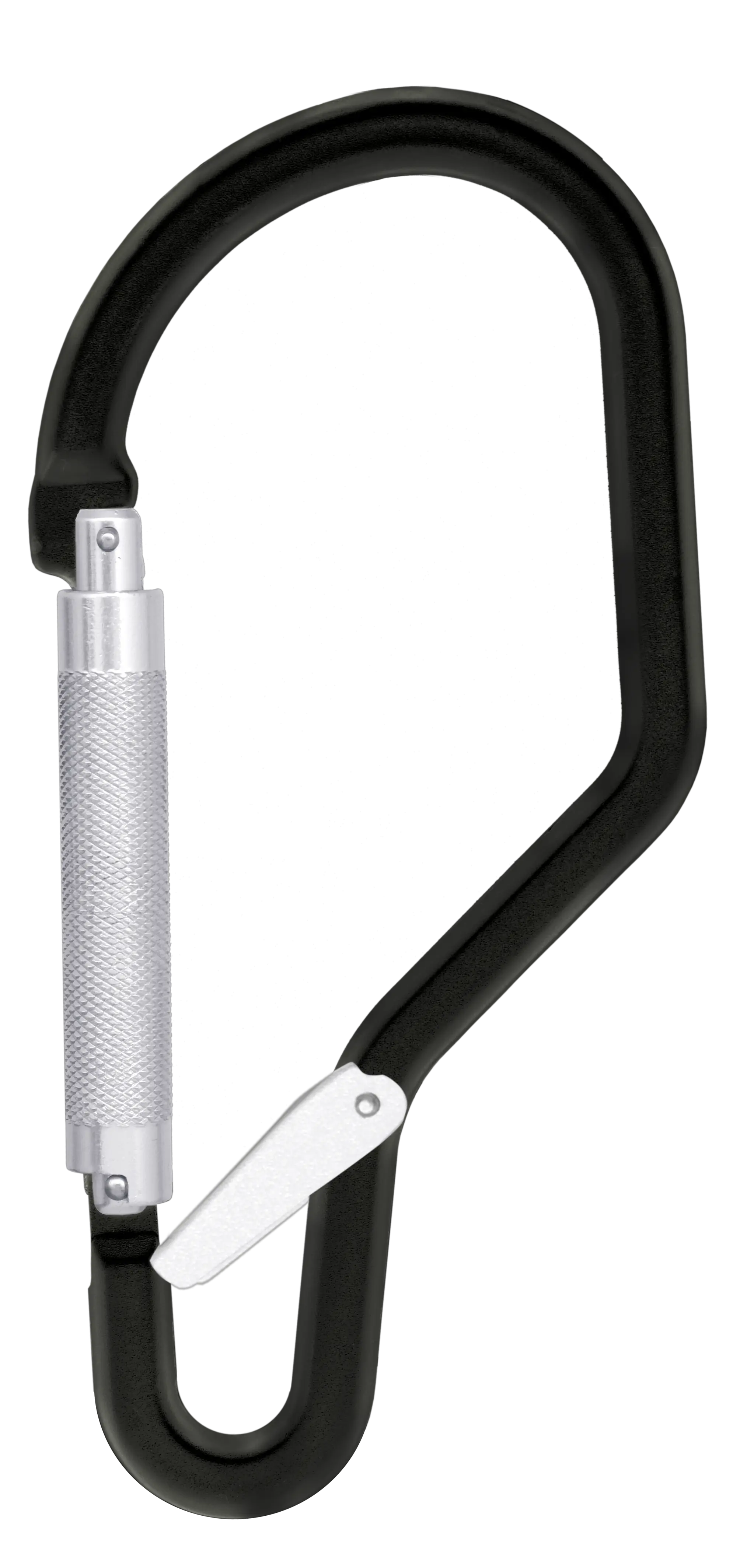 Aluminiumkarabiner mit Automatikverschluss und Sperrhebel