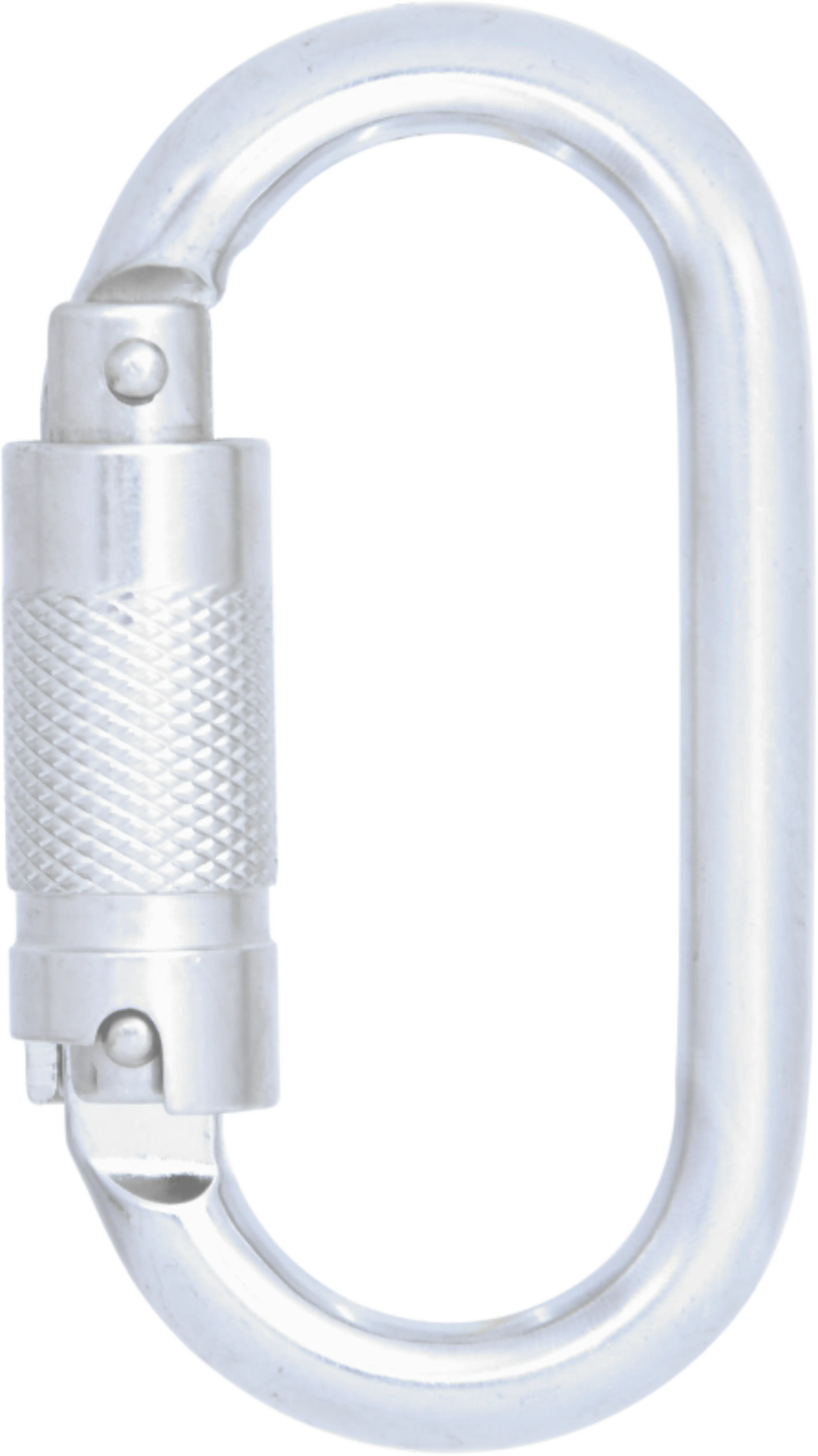 Edelstahlkarabiner mit dreifach wirkendem Automatikverschluss