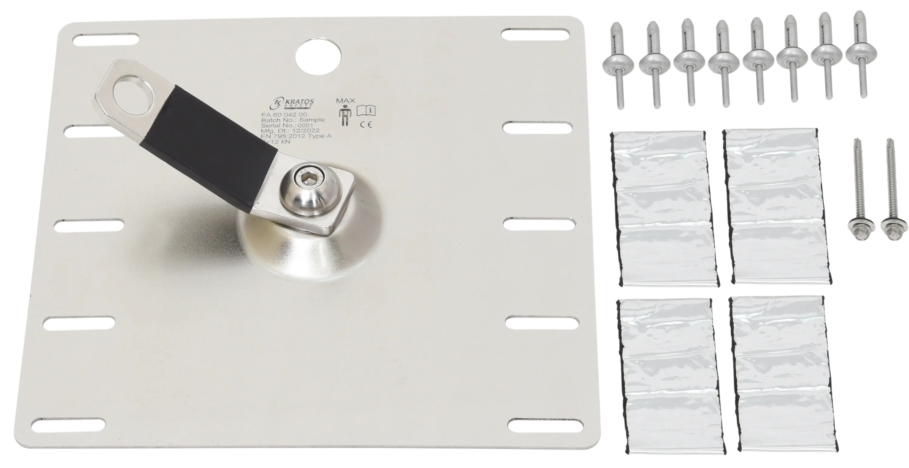 KORI - Verankerungsplatte mit Drehwirbel für Stahltrapezblech