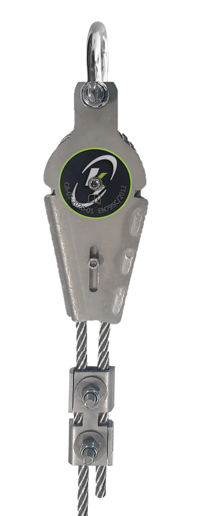 Keilendklemme für horizontale Drahtseilrutsche KS-Line (KS 4000)