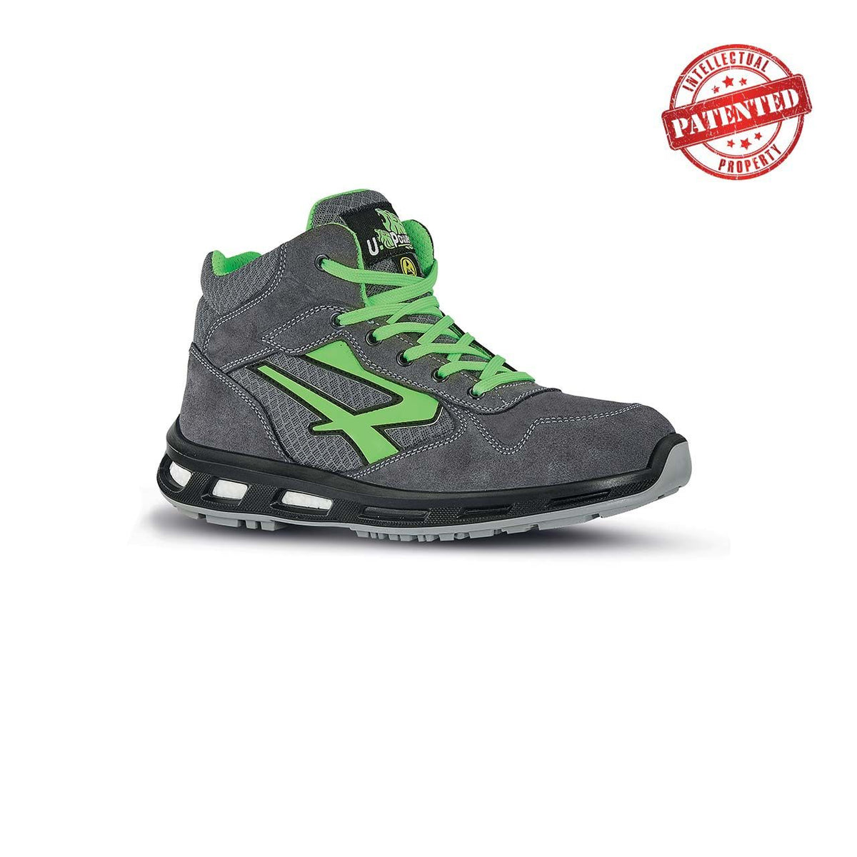 U-Power Sicherheitshochschuhe S1PS RAMAS s ESD GREY / GREEN