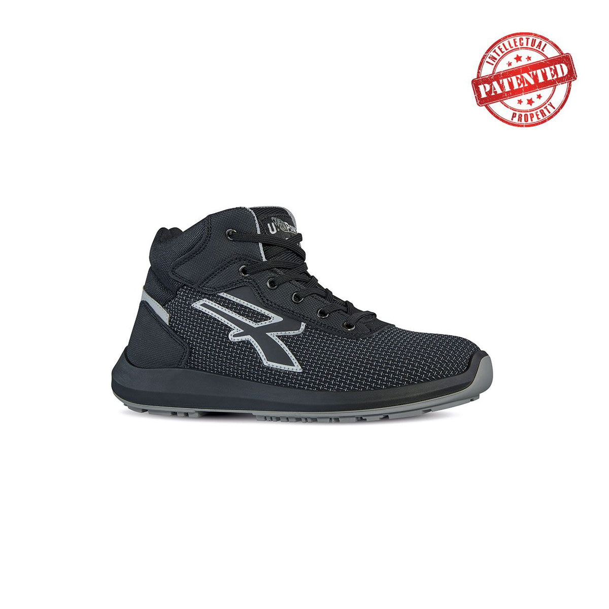 U-Power Sicherheitshochschuhe S3S VELAR s ESD BLACK / GREY