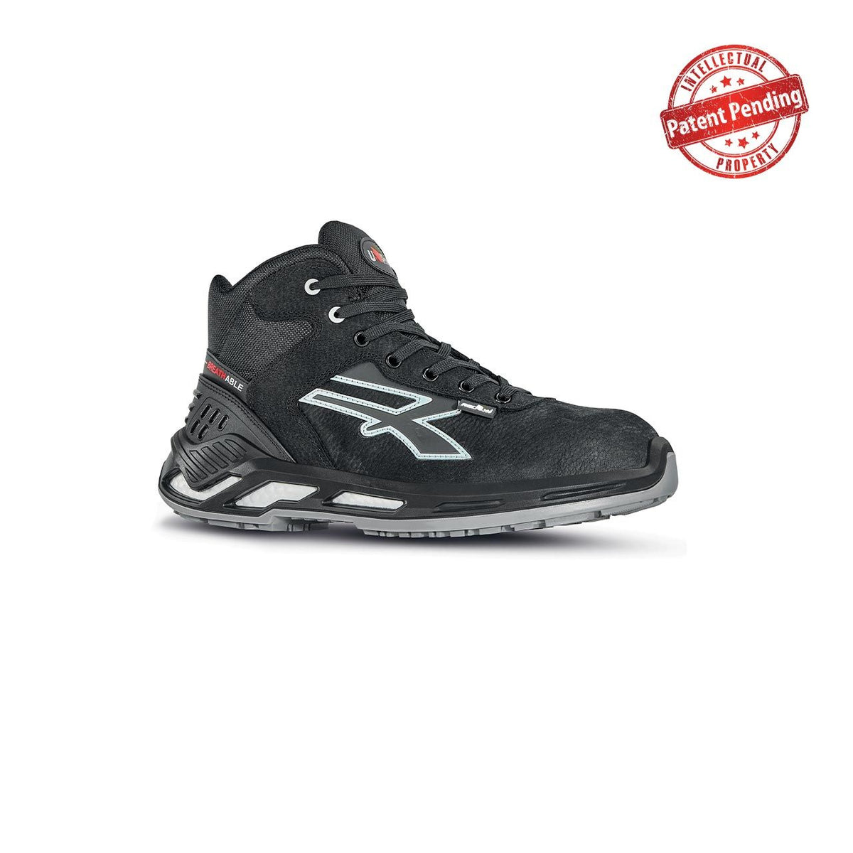U-Power Sicherheitshochschuhe S3S ARDEN s ESD BLACK / GREY