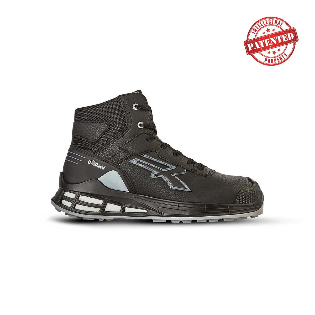 U-Power Sicherheitshochschuhe S3S CALEB s ESD BLACK / GREY