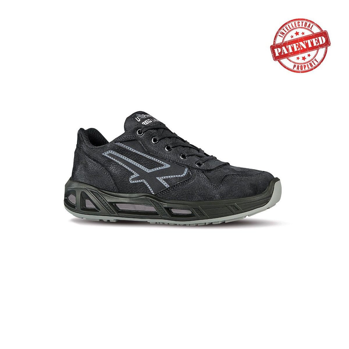 U-Power Sicherheitshalbschuhe S3S CARBON CARPET s ESD BLACK / GREY