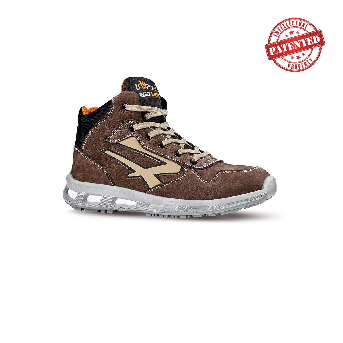 U-Power Sicherheitshochschuhe S3S CARTER s ESD BROWN / TAUPE
