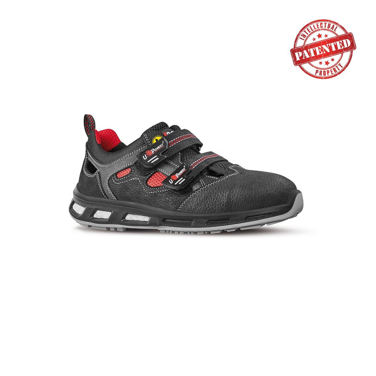 U-Power Sicherheitssandale S1PS CODY s ESD BLACK / RED