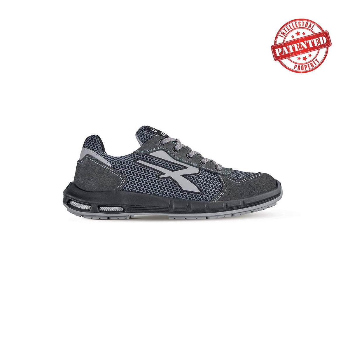 U-Power Sicherheitshalbschuhe S1PS DRACO PLUS s ESD GREY