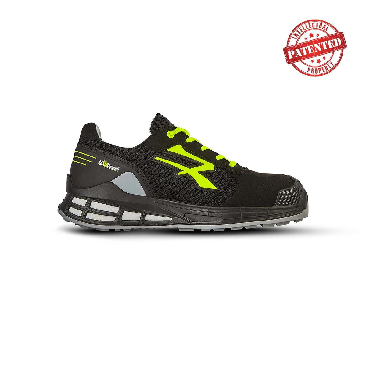 U-Power Sicherheitshalbschuhe S1PS ELVIS s ESD BLACK / YELLOW
