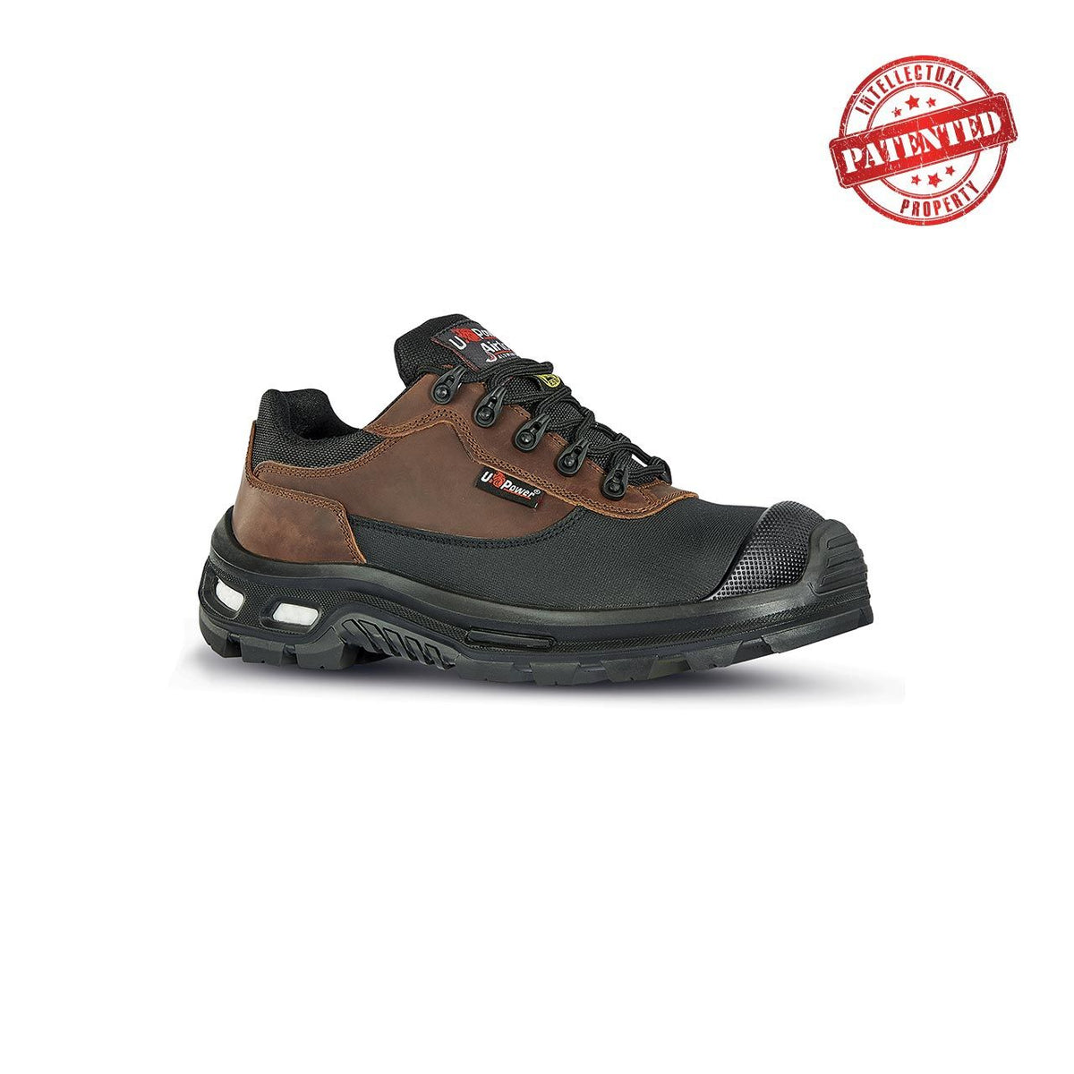 U-Power Sicherheitshalbschuhe S3S ESCAPE s ESD BROWN / BLACK