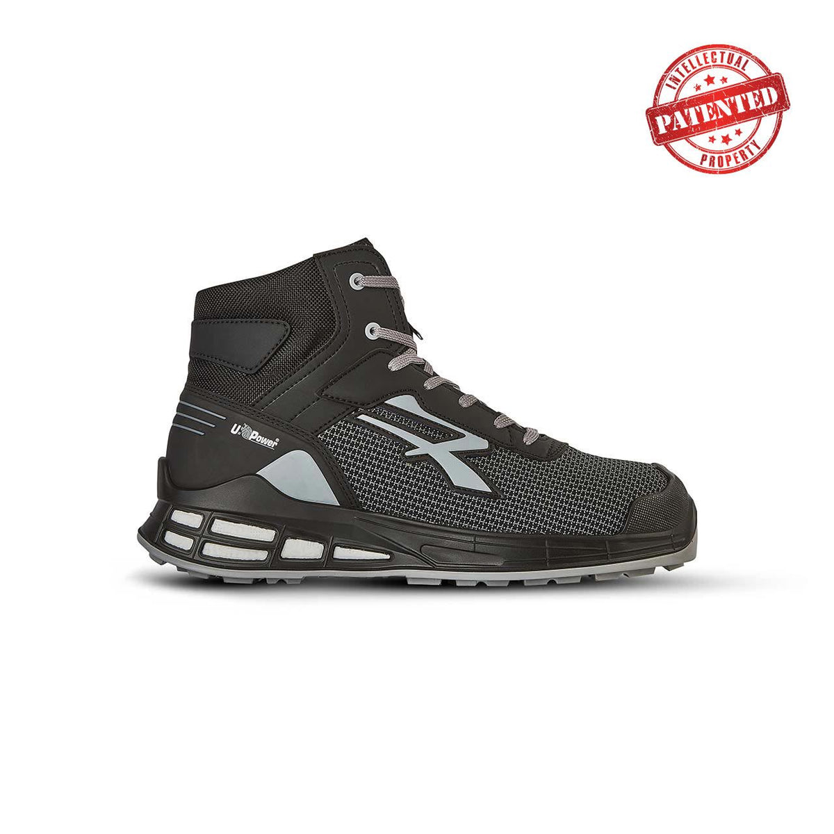 U-Power Sicherheitshochschuhe S3S FANTOM s ESD BLACK / GREY