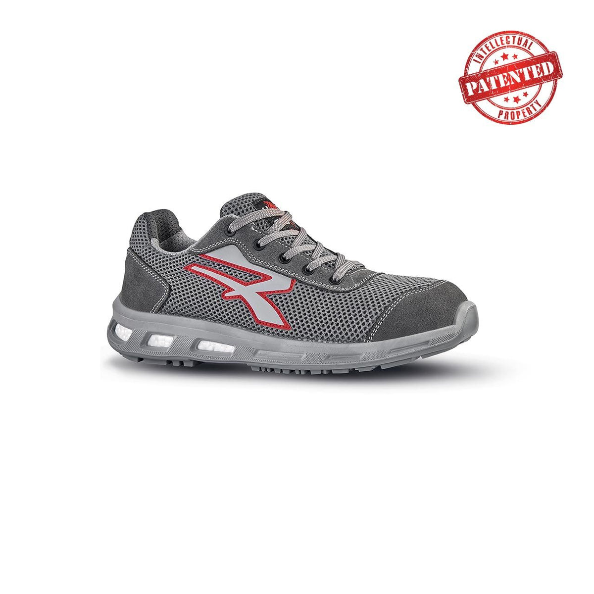 U-Power Sicherheitshalbschuhe S1PS FREQUENCY s ESD GREY