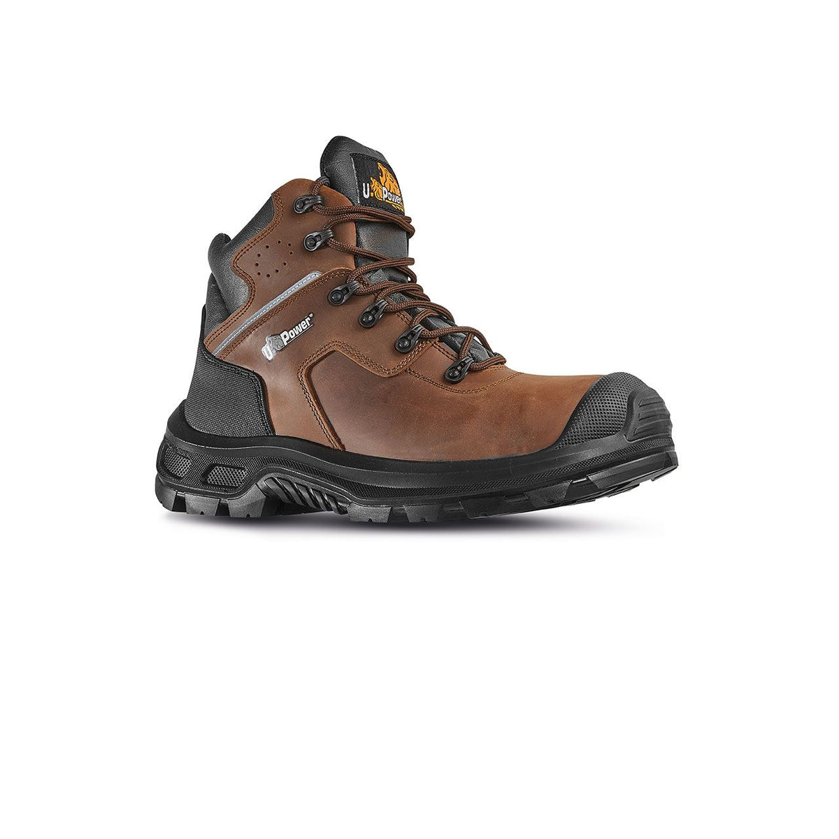 U-Power Sicherheitshochschuhe S3S HELSINKI UK s ESD BROWN / BLACK