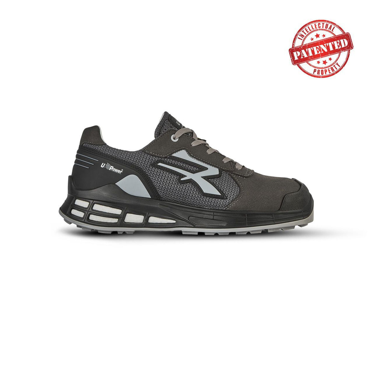 U-Power Sicherheitshalbschuhe S1PS ICARUS s ESD BLACK / GREY