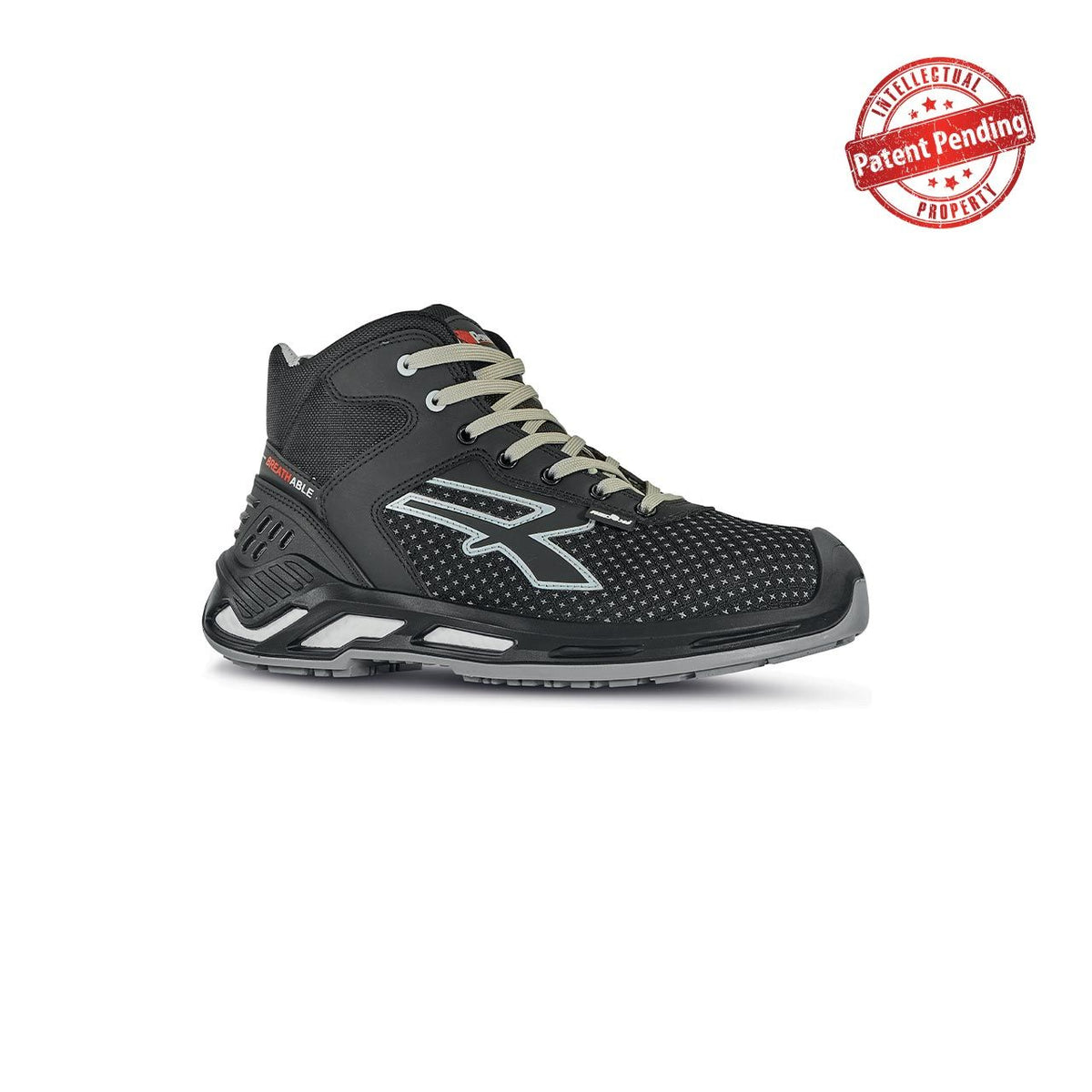 U-Power Sicherheitshochschuhe S3S JACOB s ESD BLACK / GREY