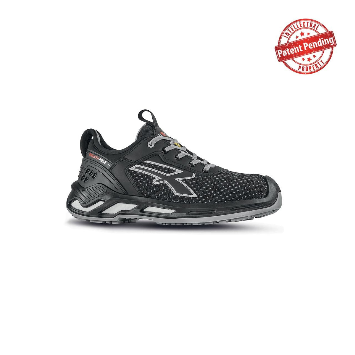 U-Power Sicherheitshalbschuhe S3S MARLIN s ESD BLACK / GREY