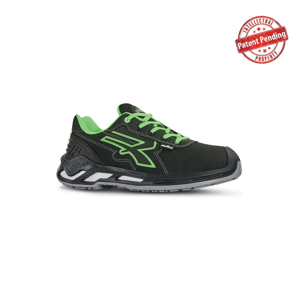 U-Power Sicherheitshalbschuhe S3S MILO s ESD BLACK / GREEN