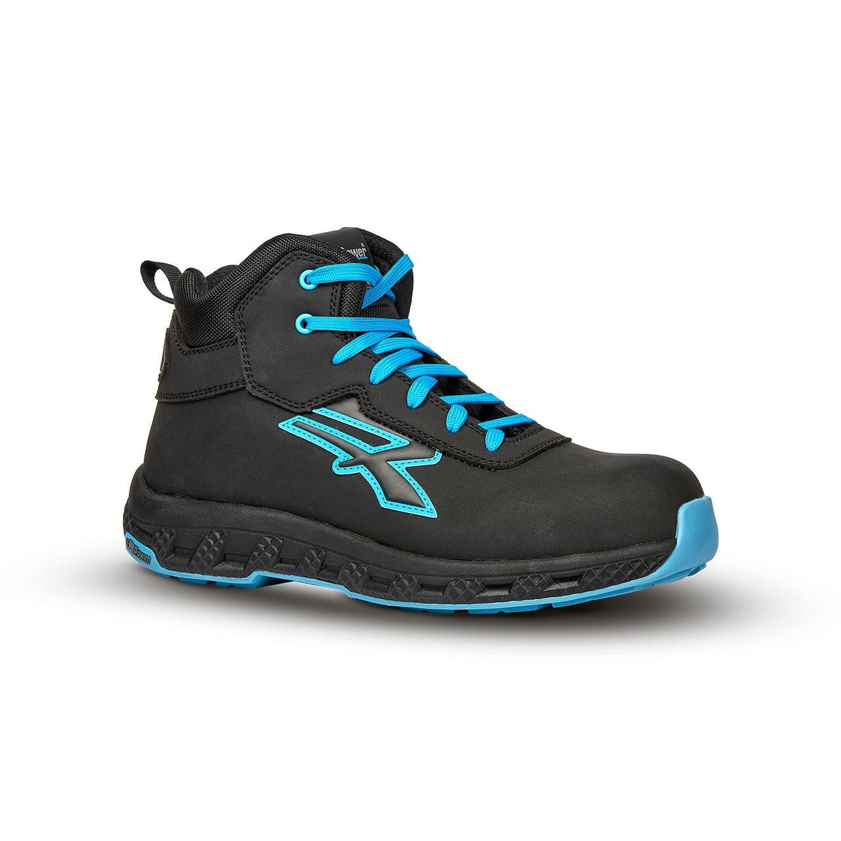 U-Power Sicherheitshochschuhe S3S OWEN ESD BLACK / BLUE FLUO